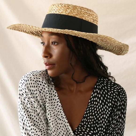 Wide Brim Oversized Boho Straw Round Beach Sun Hat - Picture 3 of 5